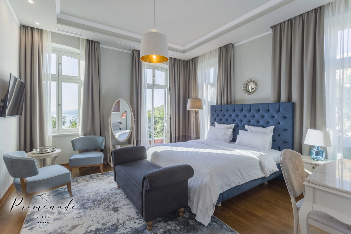 Студио Гранд Делукс с изглед към морето и балкон